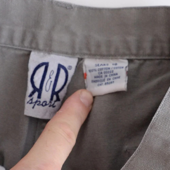 Vintage R&R Taupe  Carpenter Pants Size 18 - Picture 7 of 16